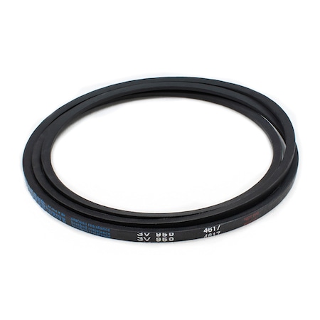 D&D 3V950 Wedge V-Belt, 95 in Outside Length, 3/8 in Top Width, 5/16 in Thickness, 1 Ribs 3V950